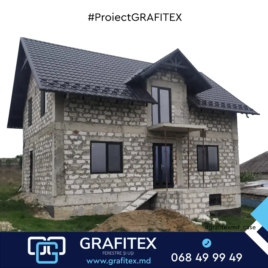 VEKA PVC balcony block — Grafitex project