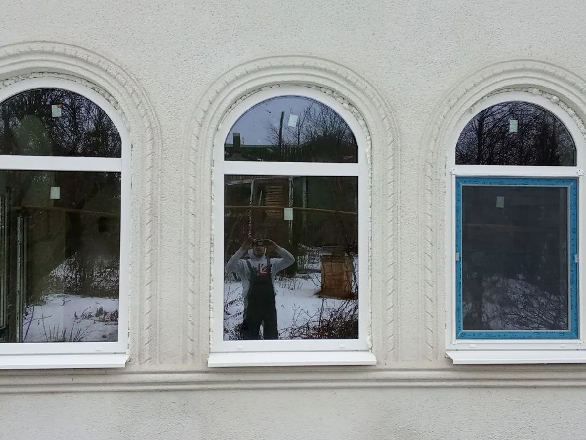 Fereastră PVC VEKA — lucru finalizat Grafitex